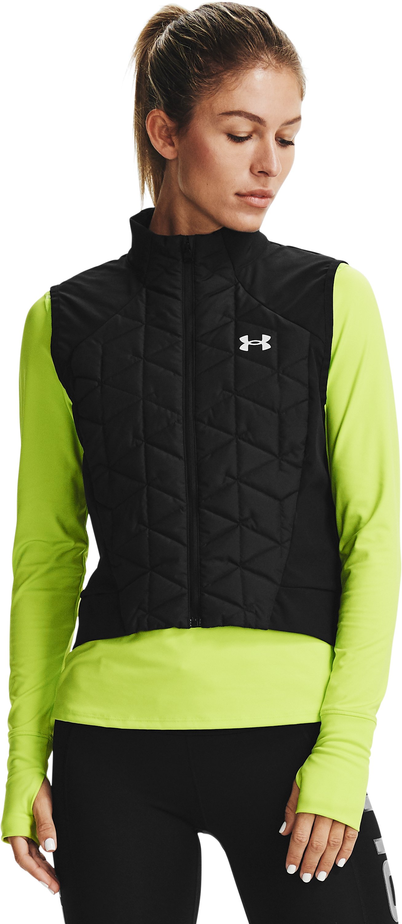 UA Storm ColdGear Reactor Run Women's Vest 3