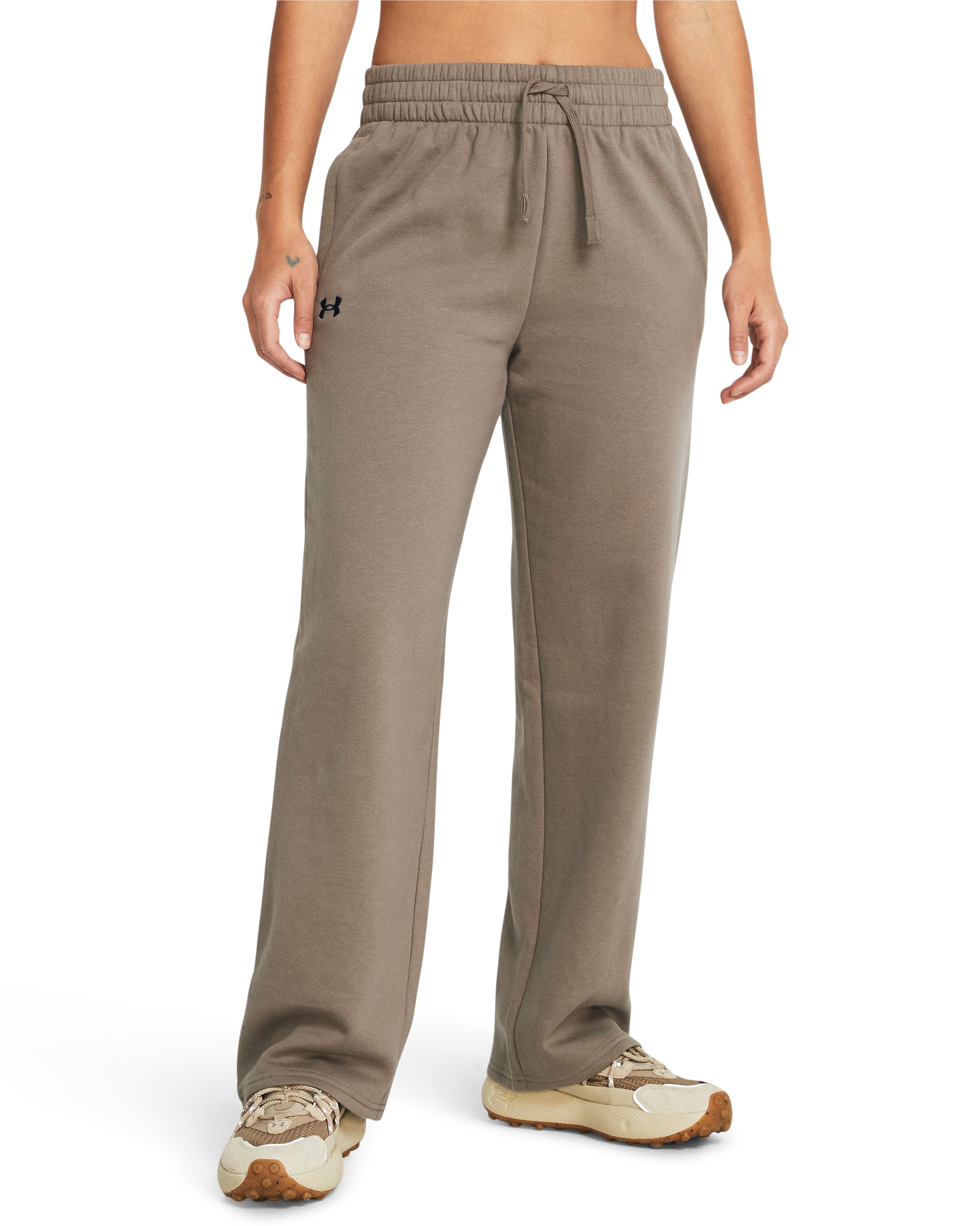 UA Rival Fleece Women's Straight Leg Pants 4