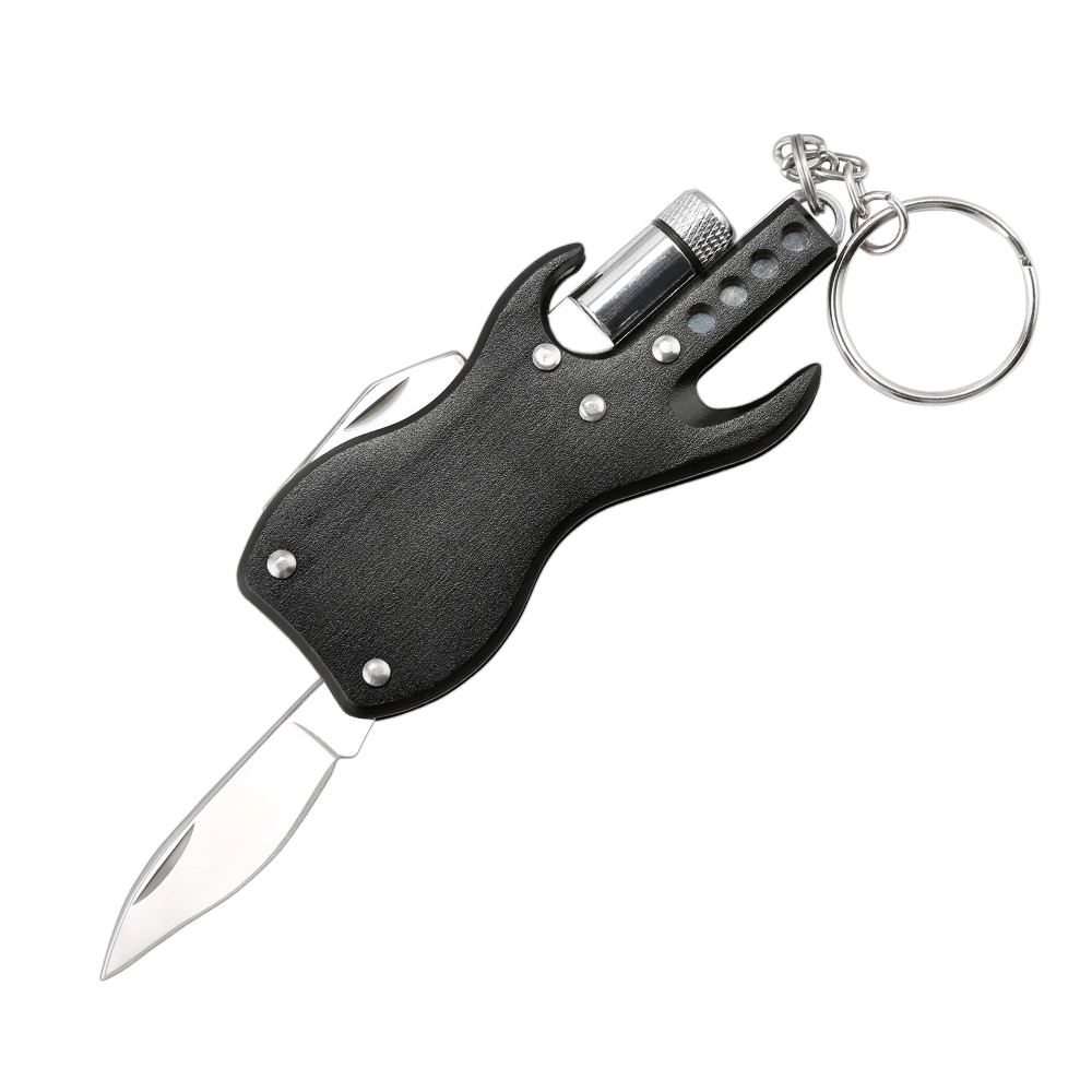 Mini combination pliers folding knife with LED lights Bottle 8
