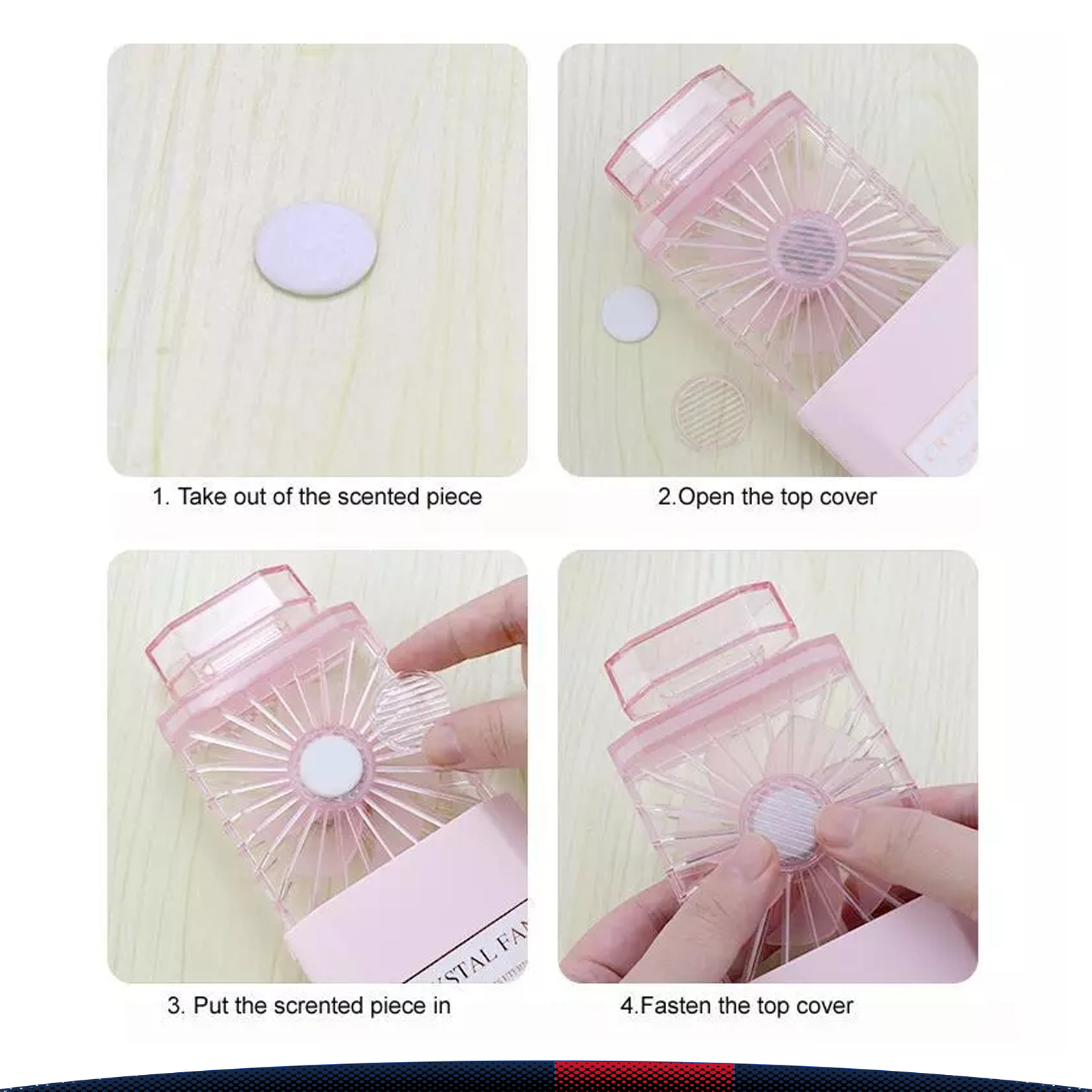 USB Rechargeable Mini Fan 5