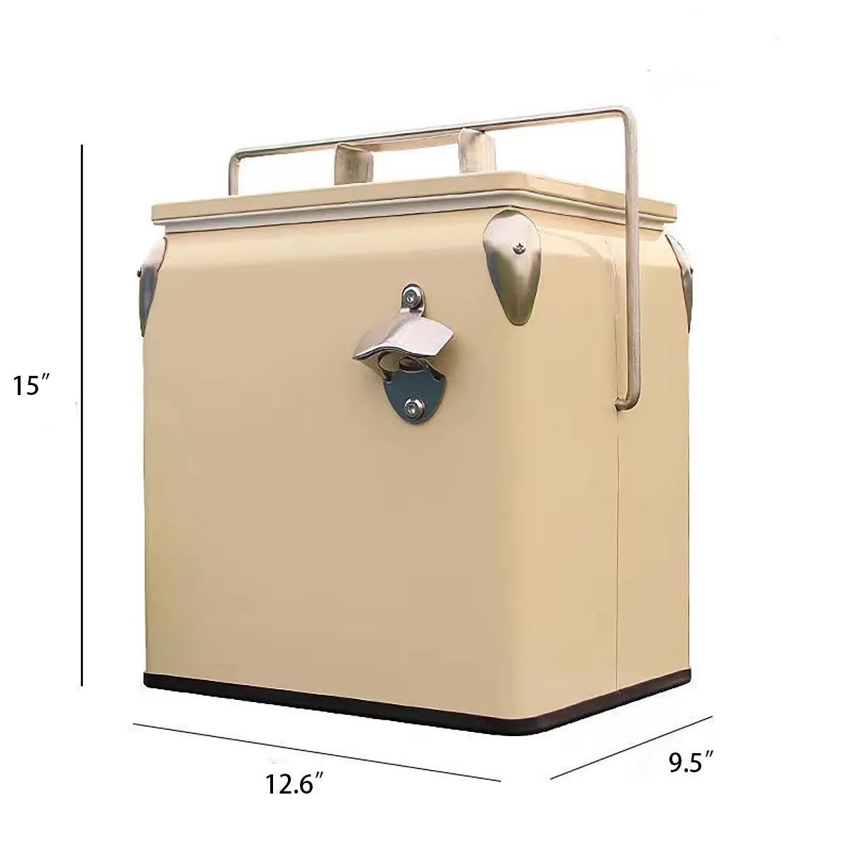 Large Capacity Outdoor Retro Picnic Insulated Cooler 6
