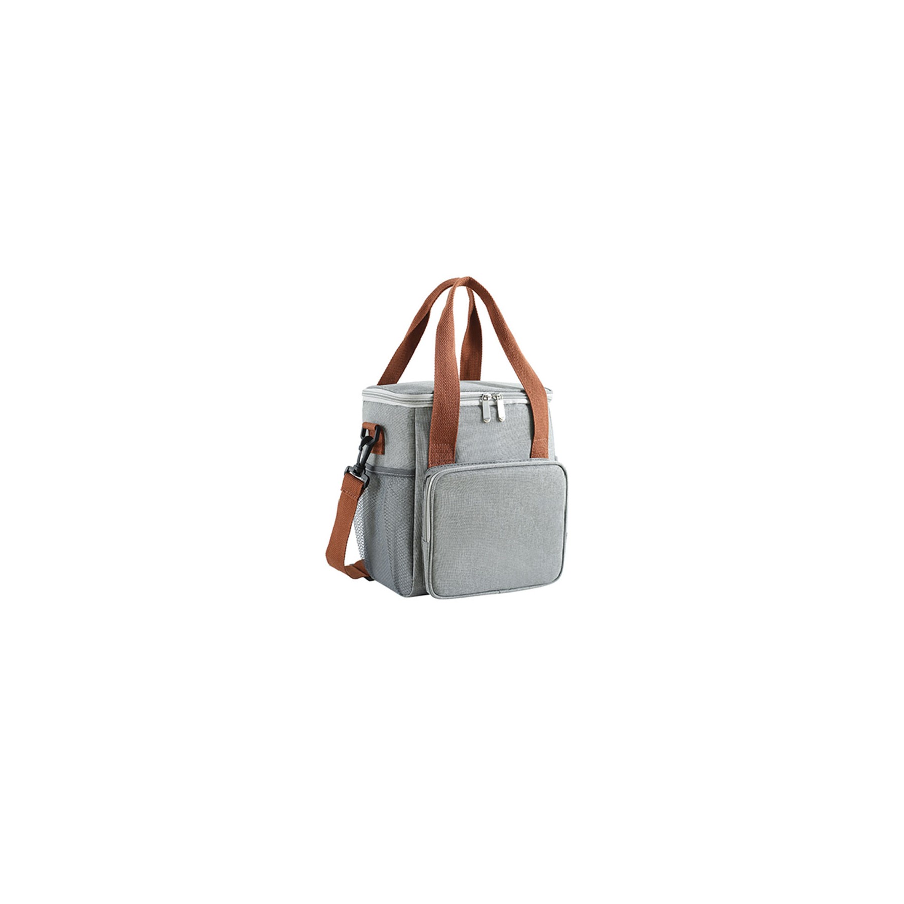 Insulated Zipper Top Cooler Tote 3