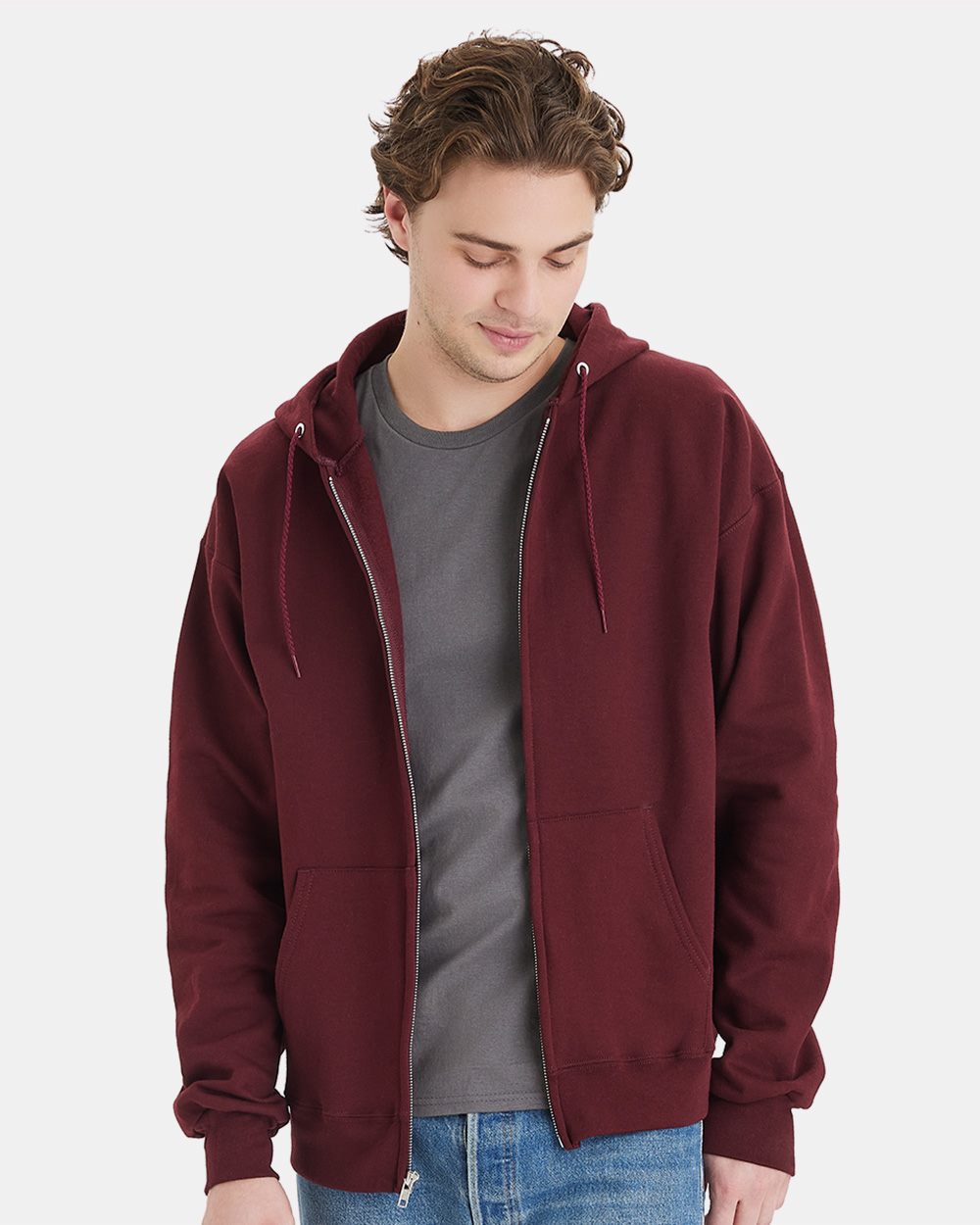 Ultimate Cotton Full-Zip Hooded Sweatshirt