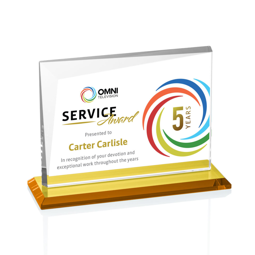 Mirela VividPrint™ Award - Amber 5