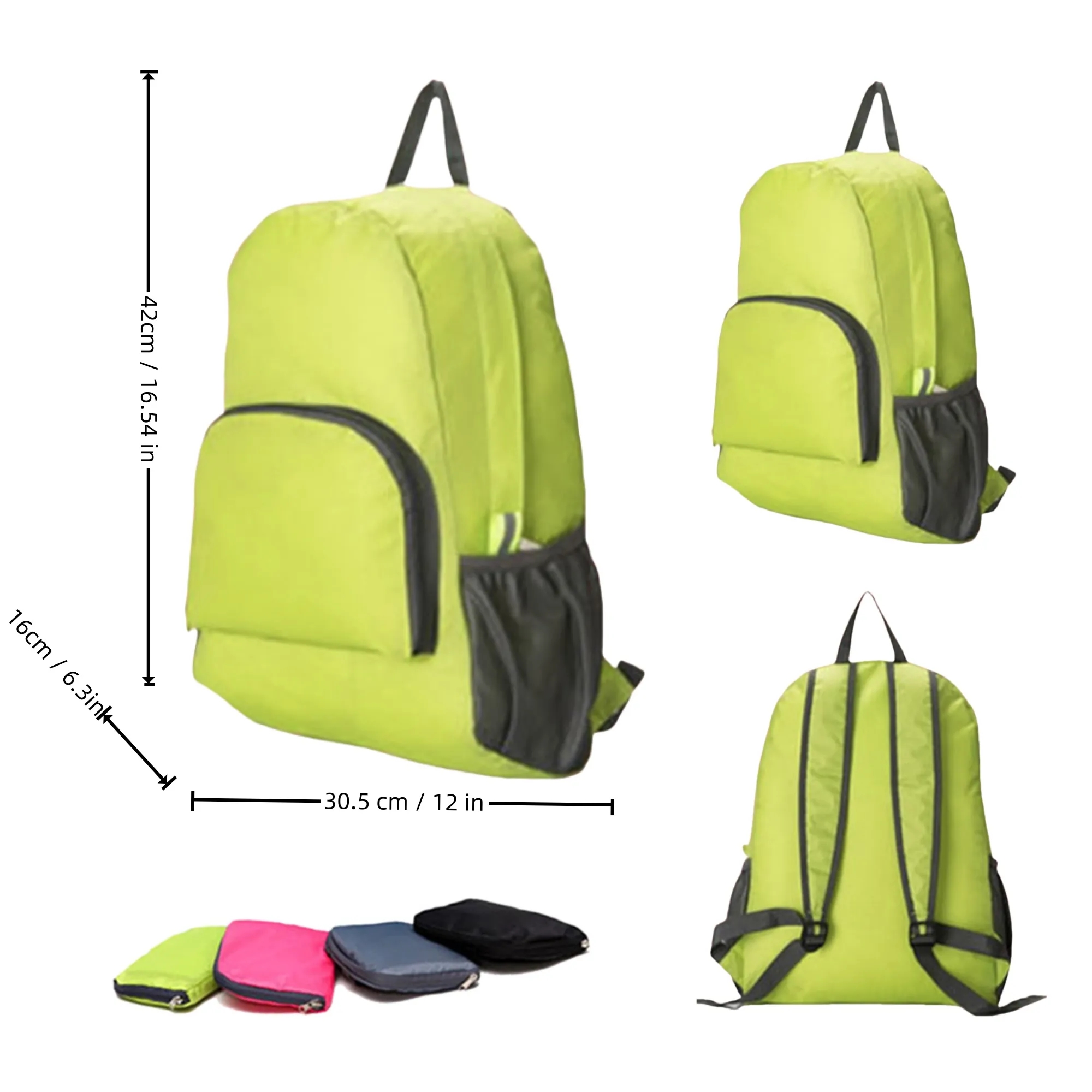 Foldable Travel Backpack - Compact Event Promo Essential 5