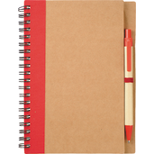 FSC® Mix 5" x 7" Eco Spiral Notebook with Pen 10