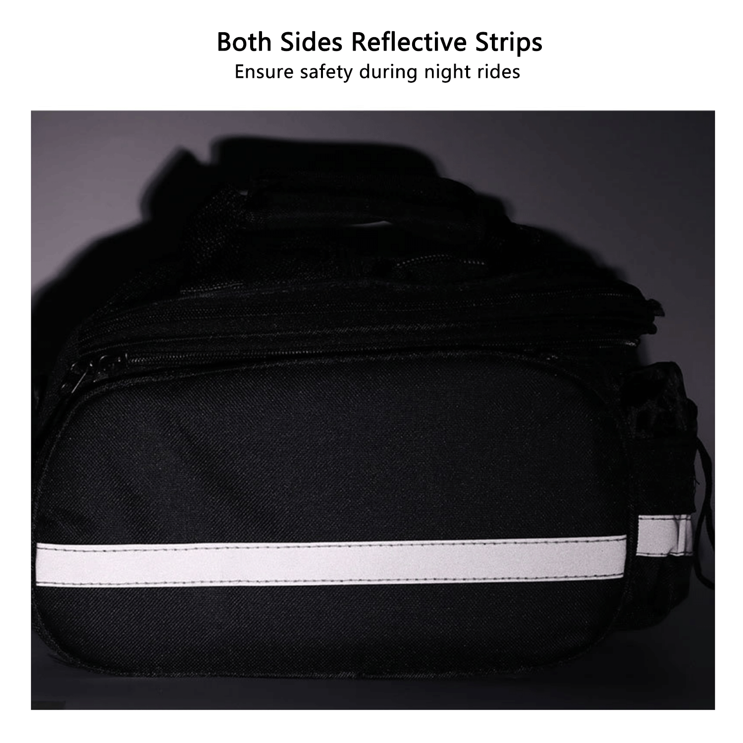27L Expandable Bicycle Riding Rear Seat Rack Trunk Bag 3