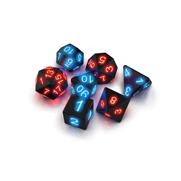 7 Pieces Led Lights Electronic Dice Set