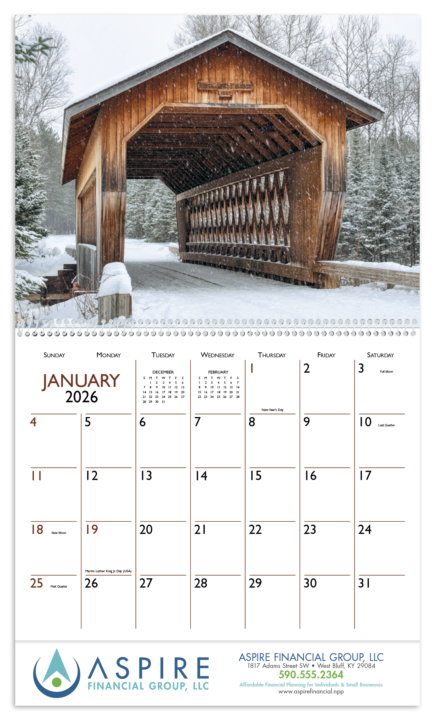 Triumph® Calendars Bridges Calendar 41