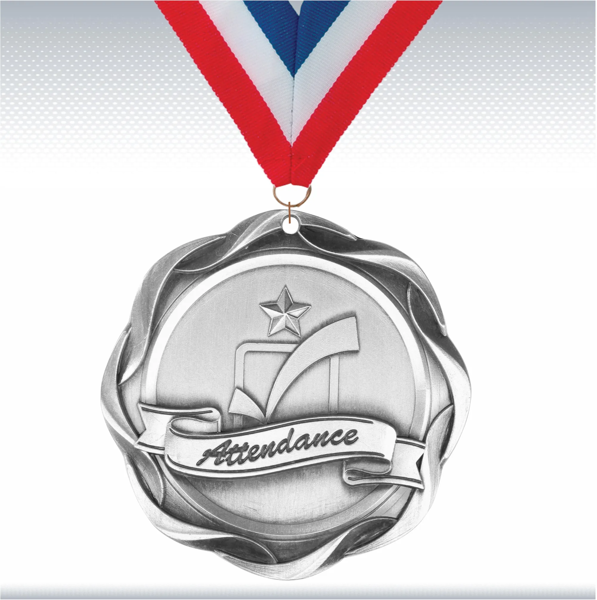 3" Gold Fusion Attendance Medal 7