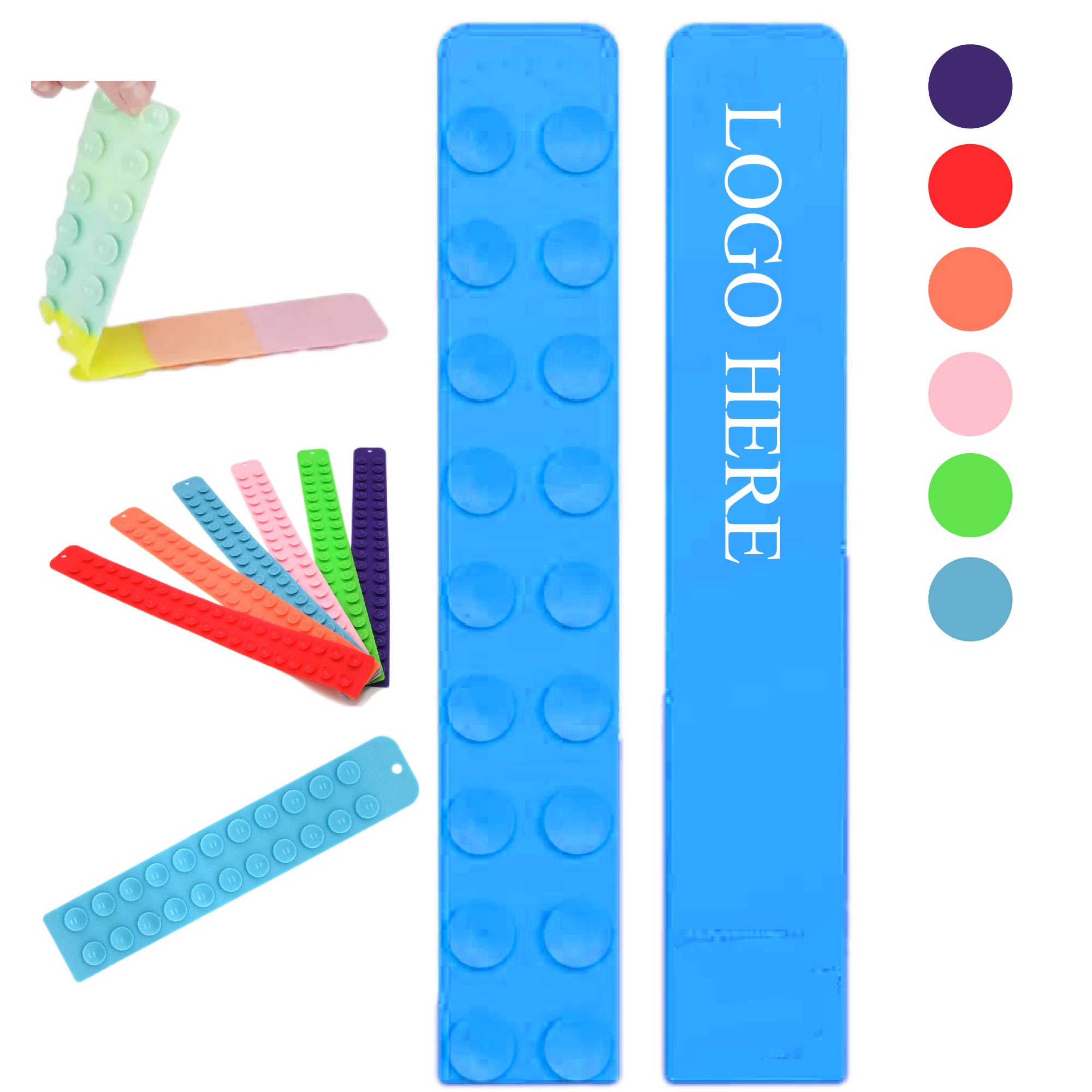 Pop Bubble Fidget Toy with Suction Base 1