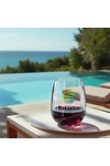Symglass 12oz Clear Stemless Wine Glass 5