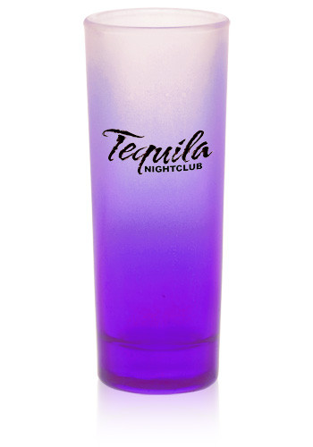 2 oz. Tall Shot Glasses - Colored & Frosted 19
