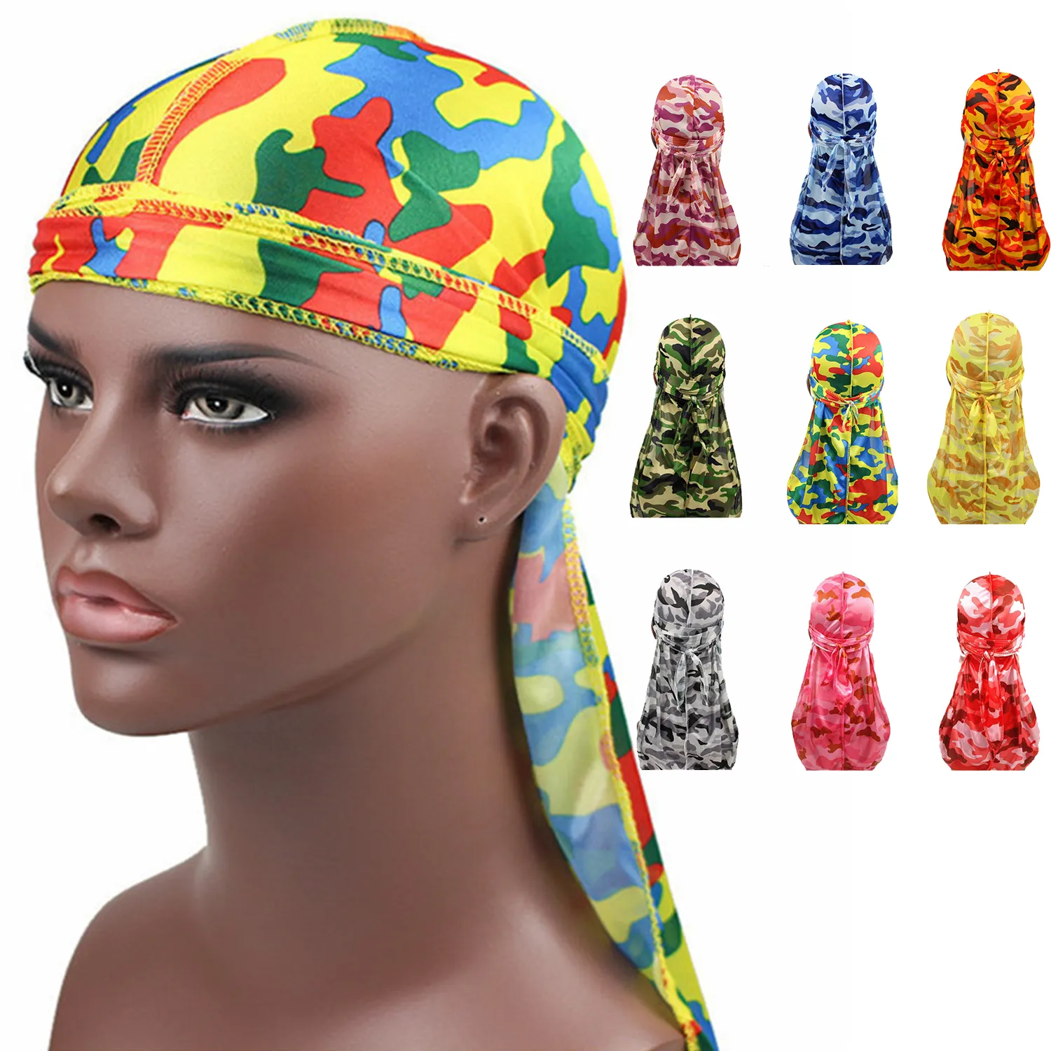 Camouflage Lace-up Bandana 3