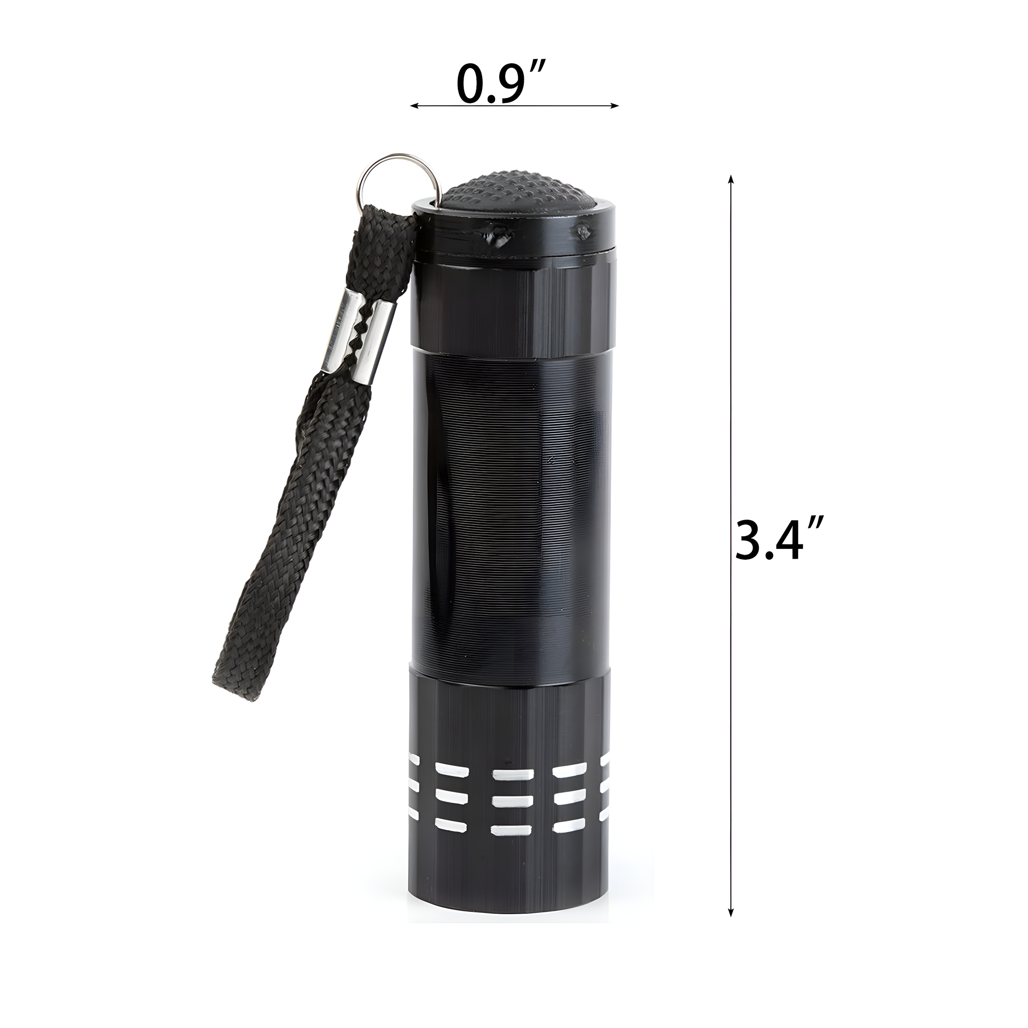 Aluminum 9LED Portable Flashlight 2