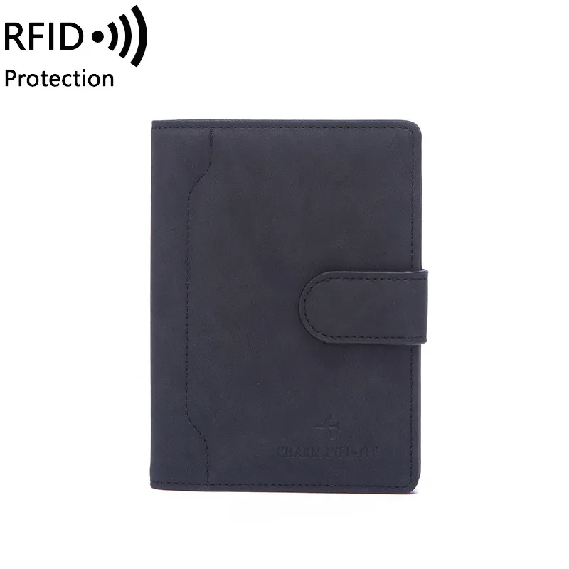 RFID Blocking Travel Passport Holder Cover Slim Id Card Case 1