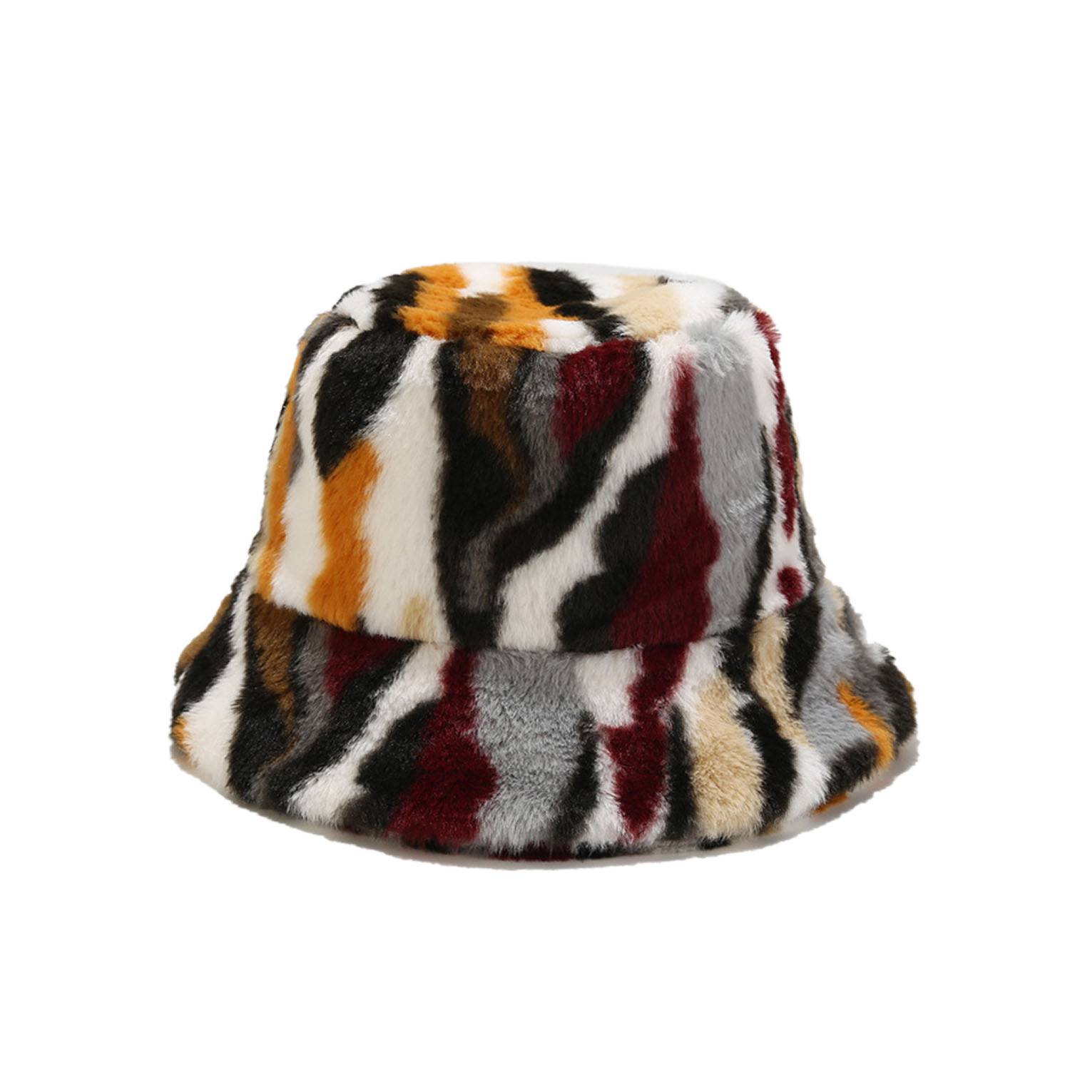 Lightweight Windproof Cozy Warm Plush Fleece Bucket Hat 5