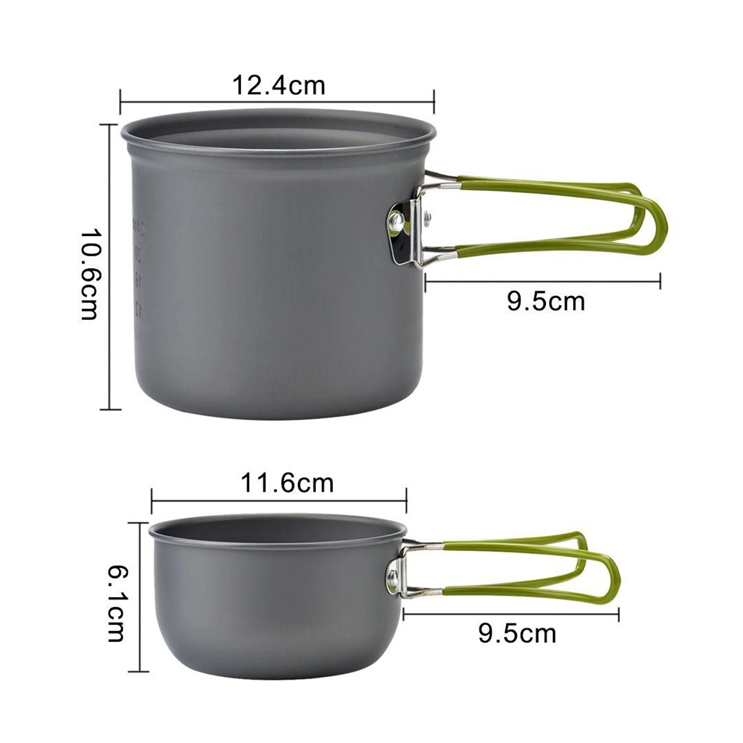 Portable Camping Pot Set For Backpacking Gear 3