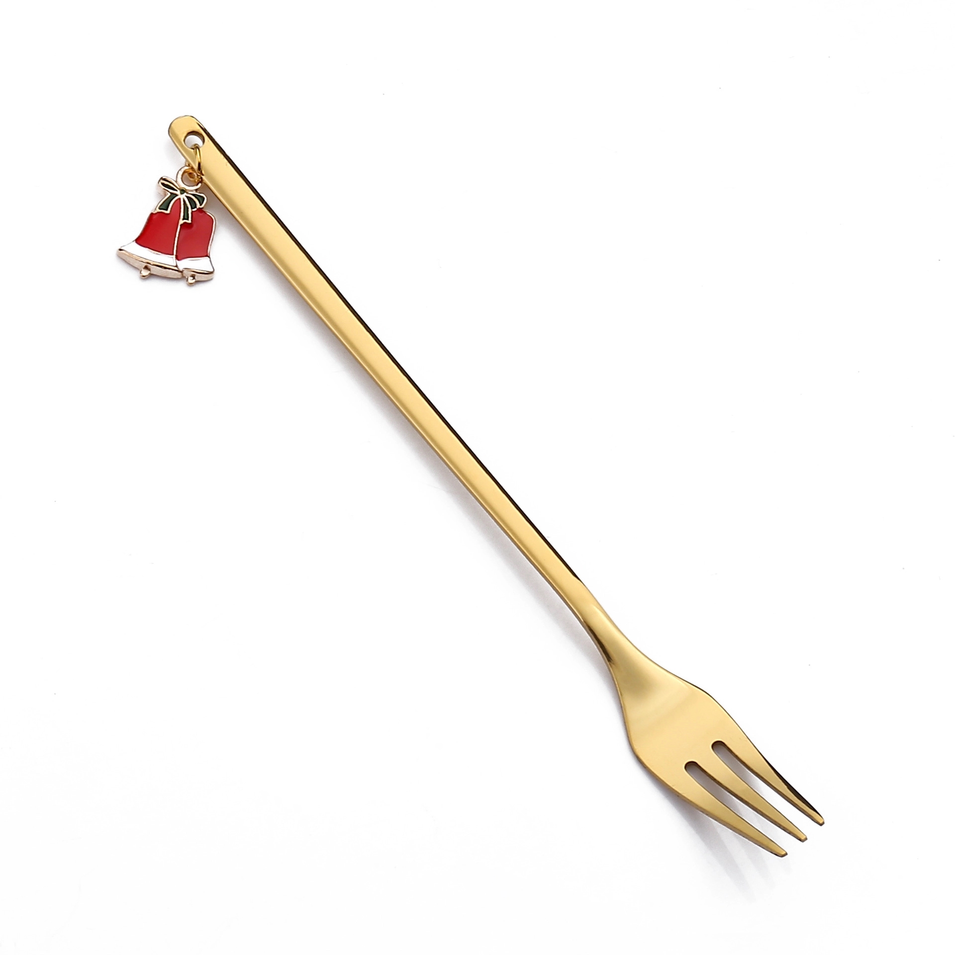 Christmas Stainless Steel Fork Set 4