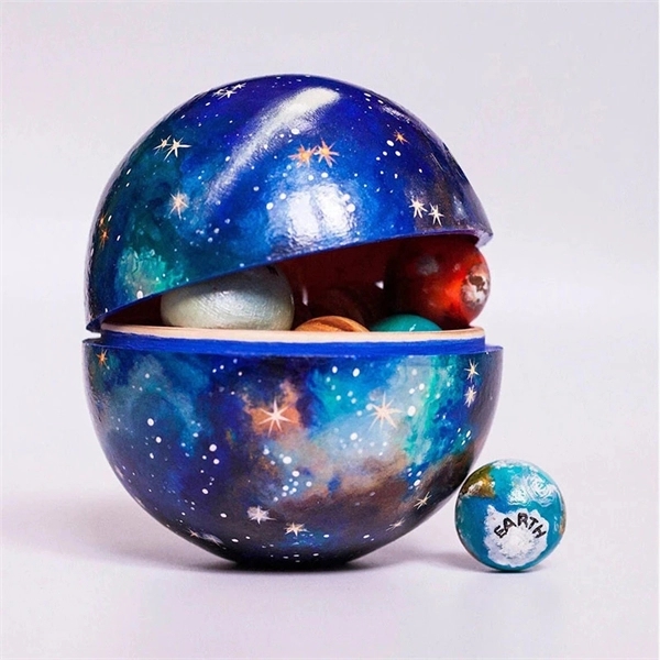 Wooden Solar System Cosmos 3