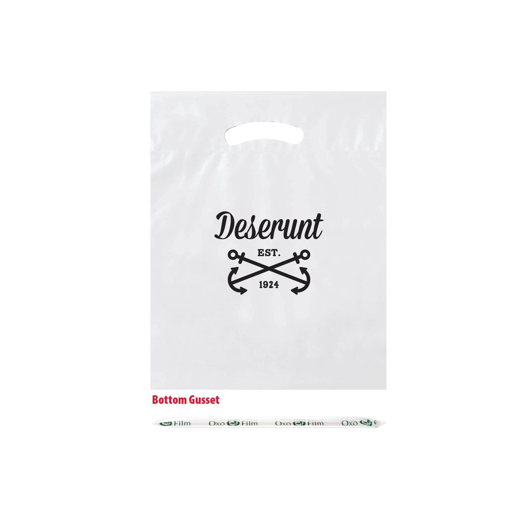 Oxo-Reusable Plastic Fold Over Die Cut Bag 4