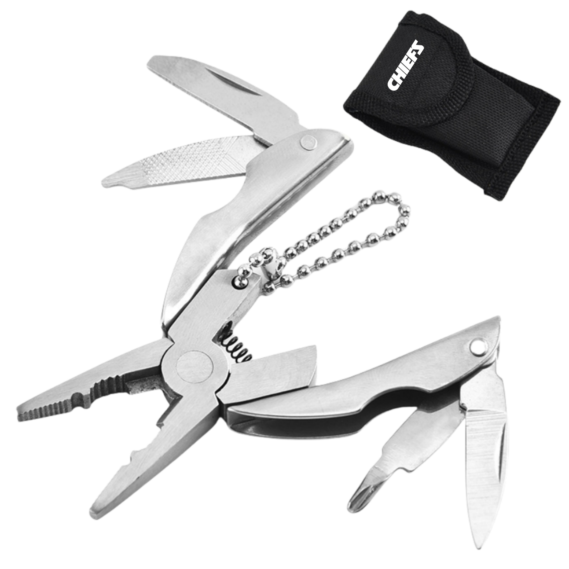 Portable Multi-Tool Folding Pliers with Key Chain 2