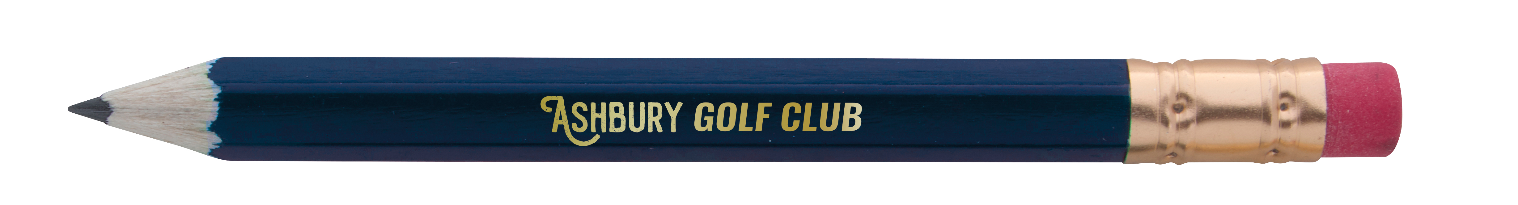 Hex Golf Pencil with Eraser 13