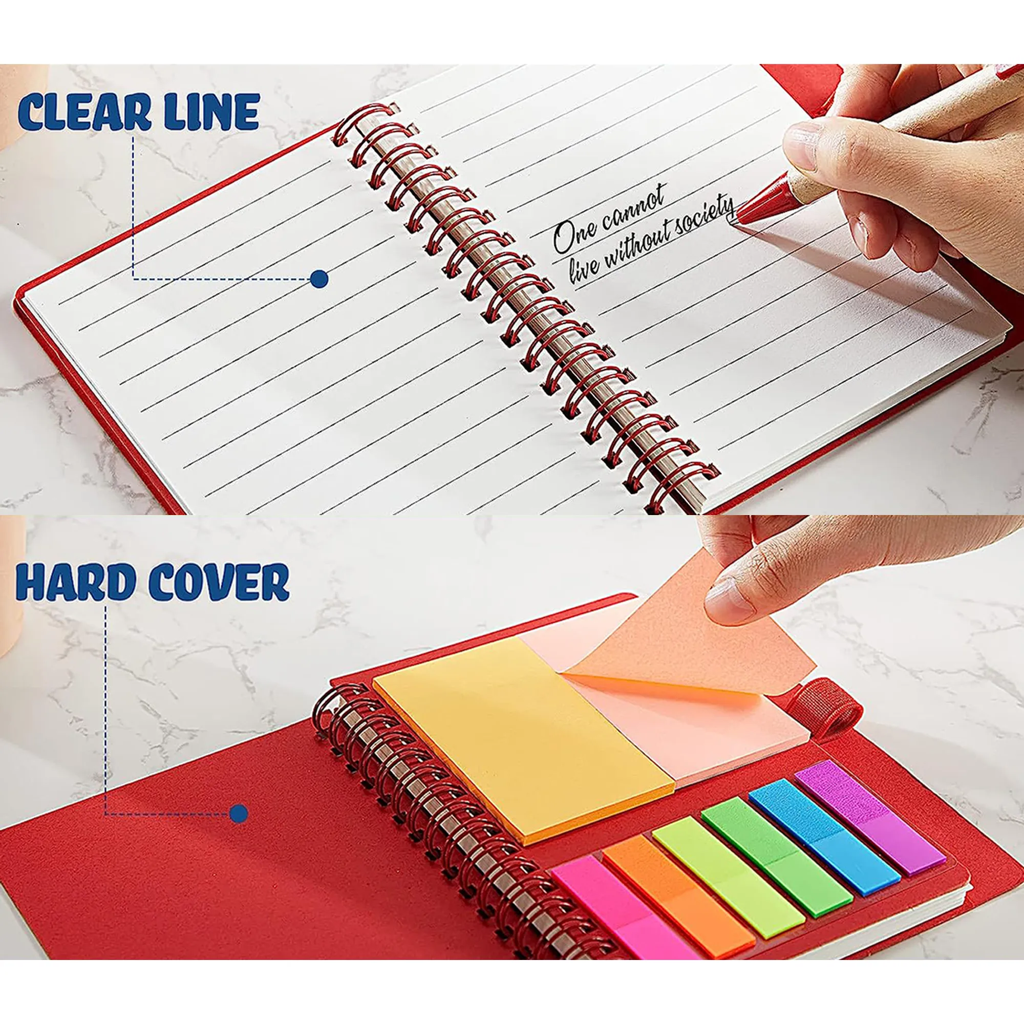 Full Color Spiral Notepad with Pen 2