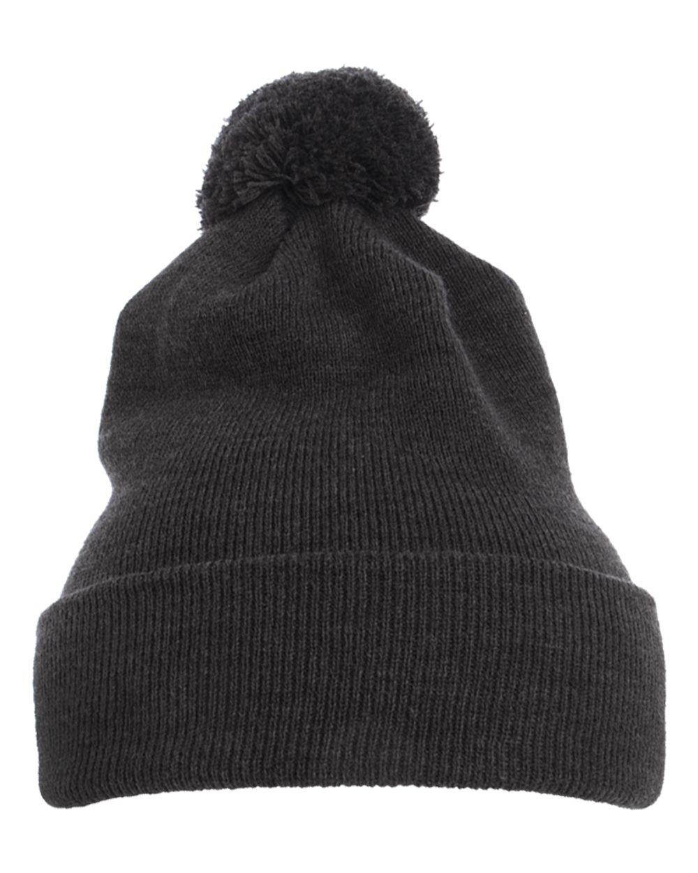 Pom-Pom Cuffed Knit Beanie - 1501P 4