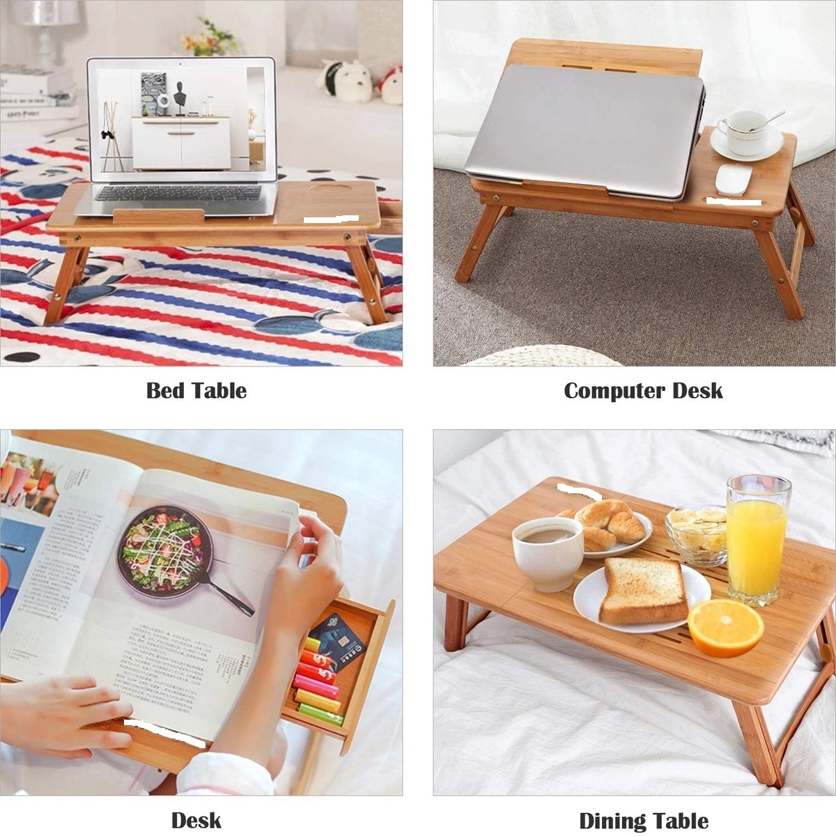Bamboo Laptop Desk 3