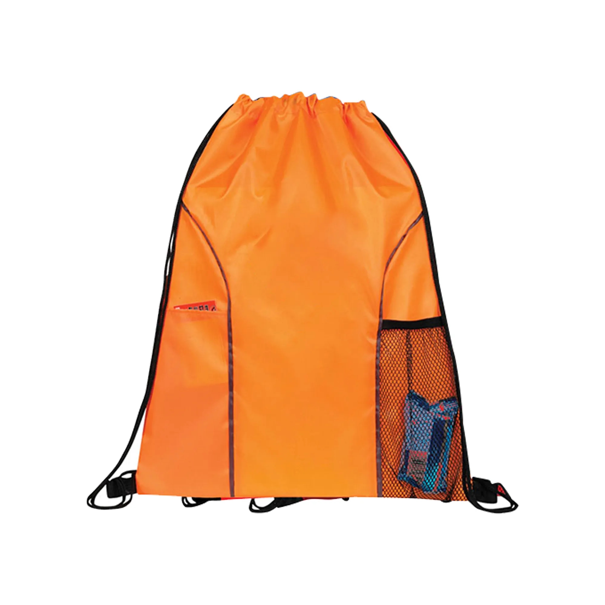 Dual Pocket Drawstring Backpack 7