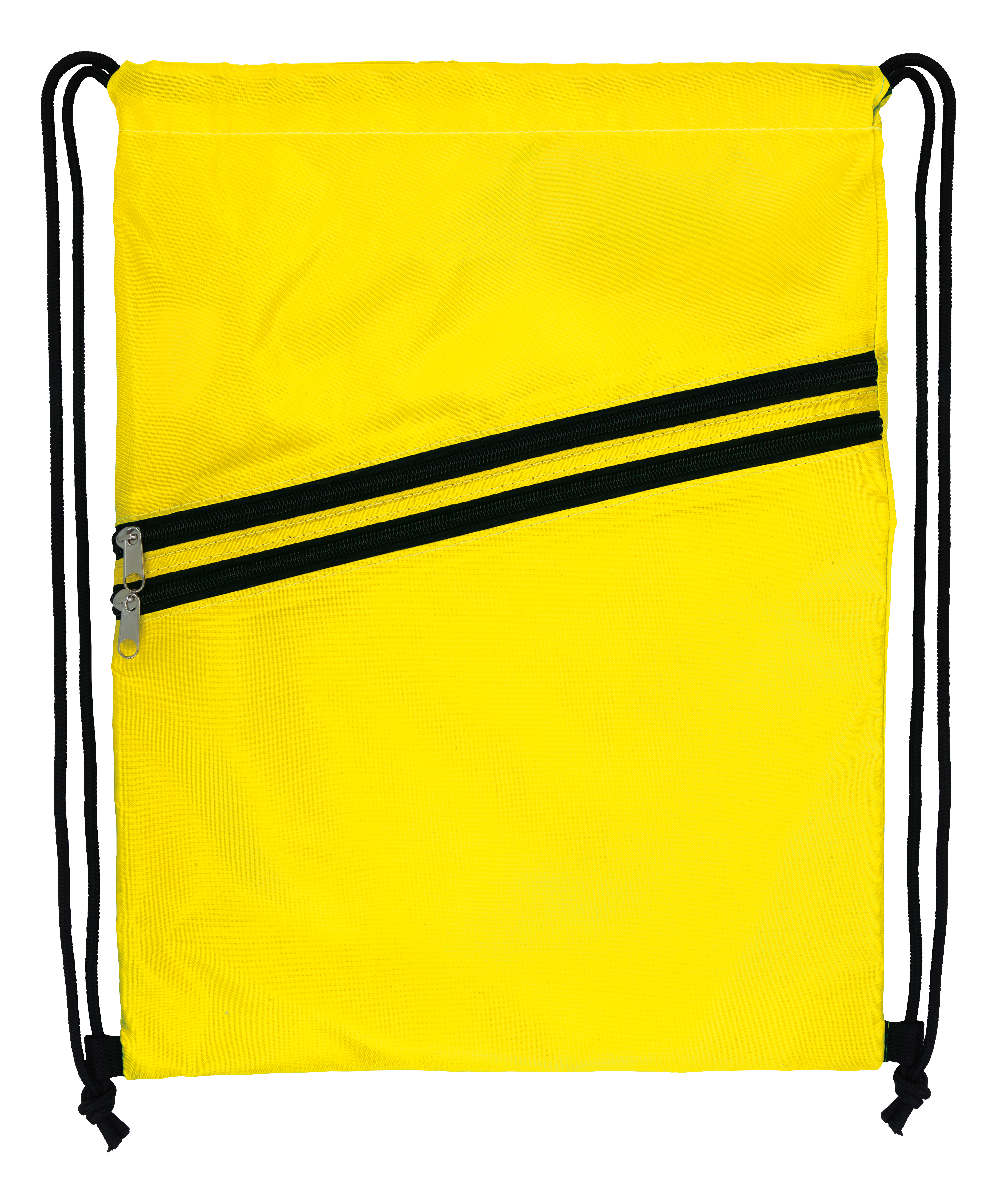 Good Value™ Neon Multi-Zippered Drawstring Backpack 10