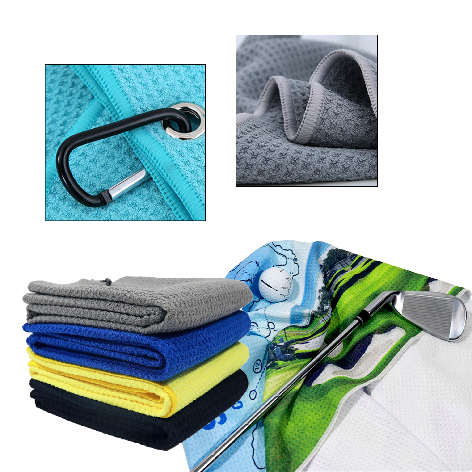 Portable Golf-Specific Towel 3
