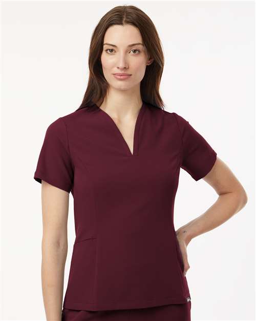 Women's Calix Fit & Flare Scrub V-Neck Top - W10003 13