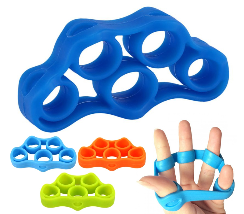 Silicone Finger Strengthener Hand Resistance Band 7