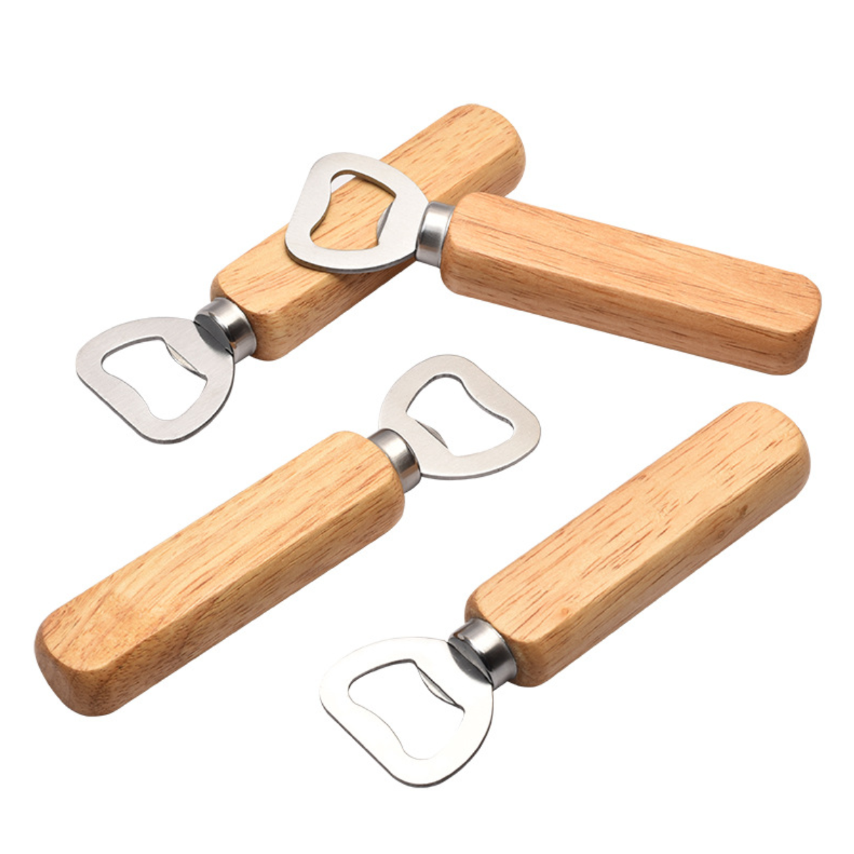 Bottle Opener WithWooden Handle 3