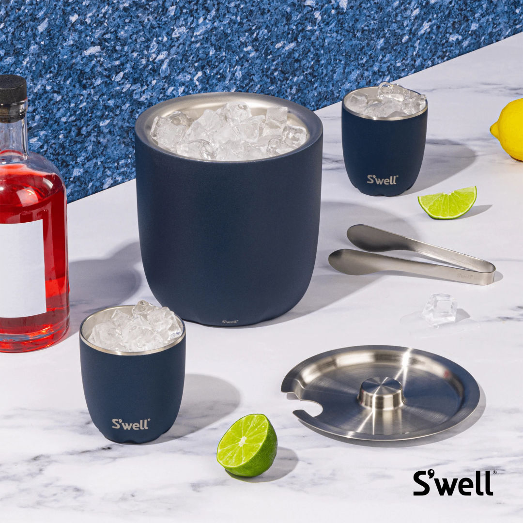 S'well® Ice Bucket & Tongs 8