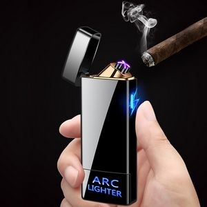 Sleek Electronic Arc Lighter With Flip Cap USB Charging Eco Friendly 2