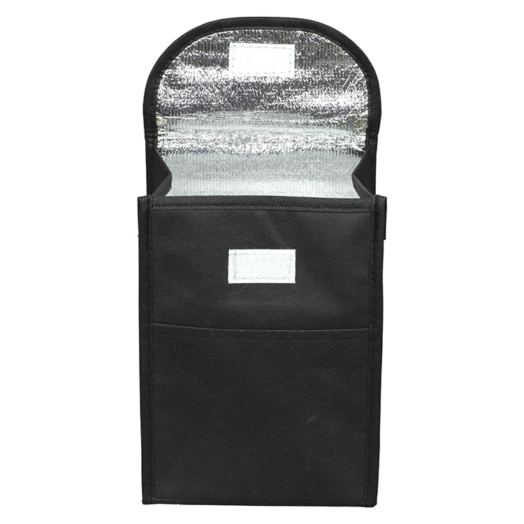 7"W x 10"H x 5"Gusset - "ARCTIC CHILL" Tall Insulated Cooler Lunch Tote with Hook & Loop Closure 30