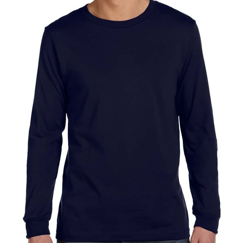 Bella Mens Jersey Long-Sleeve T-Shirt 18