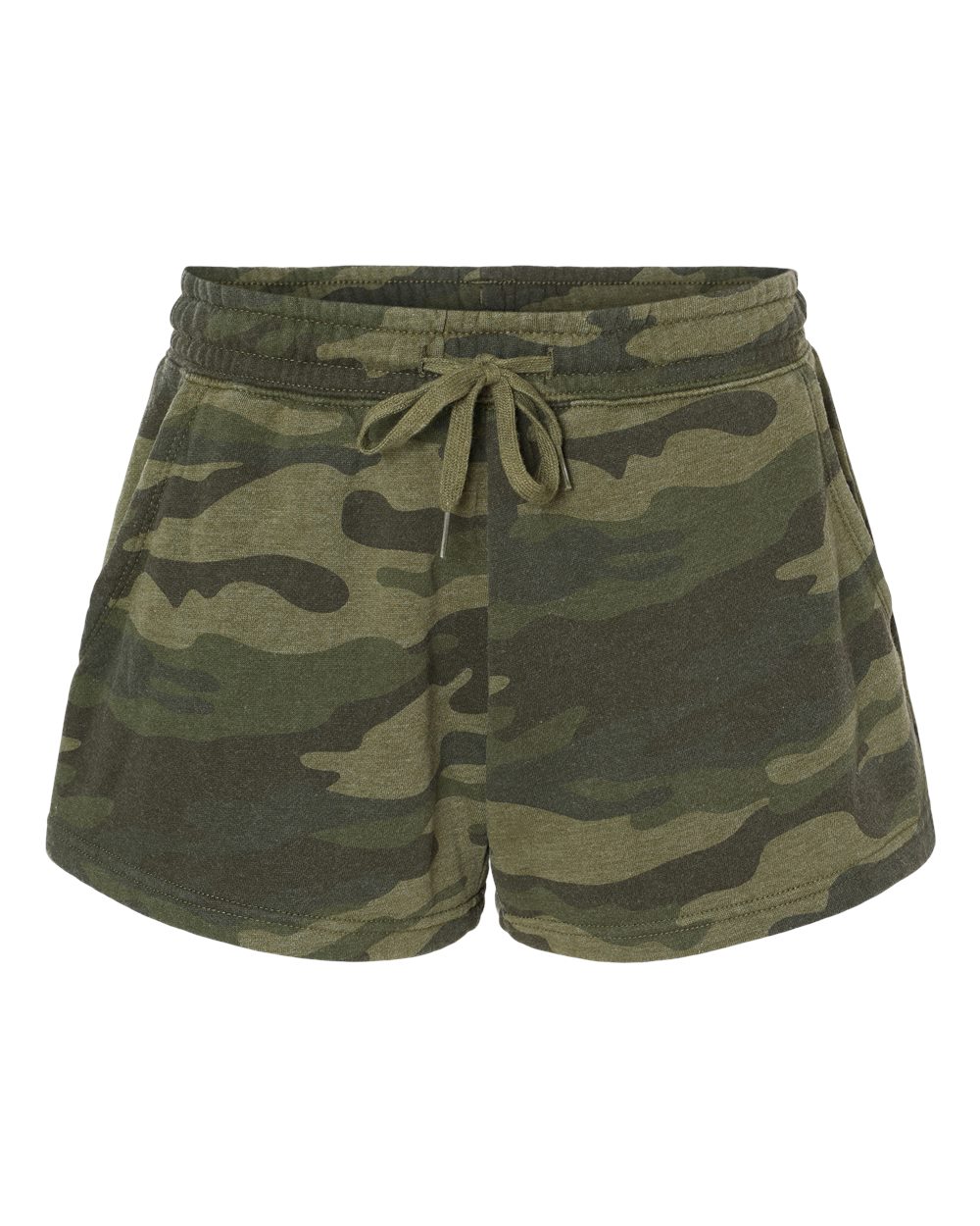 Women's Lightweight California Wave Wash Fleece Shorts - PRM20SRT 38