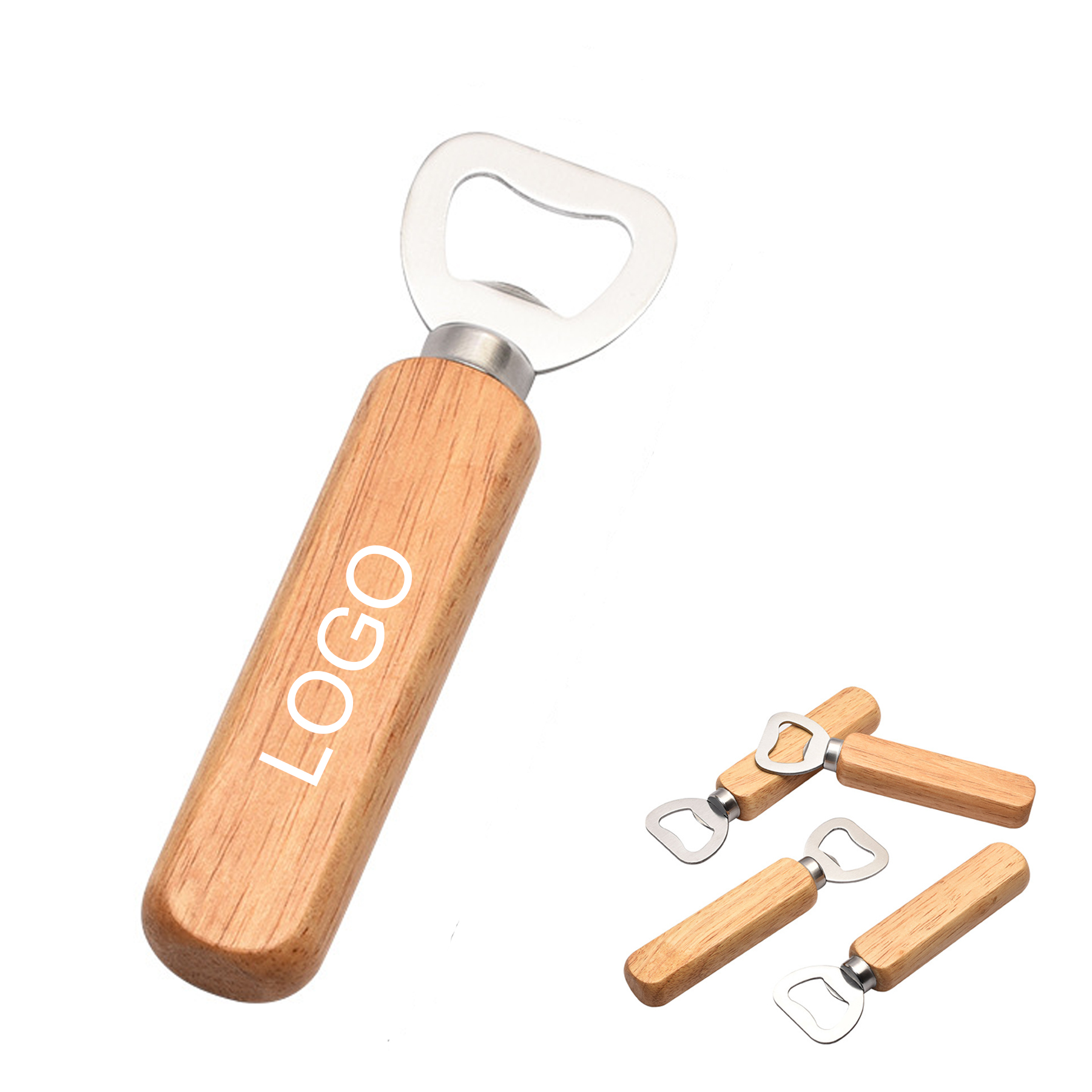 Wooden Handle Bottle Opener 1