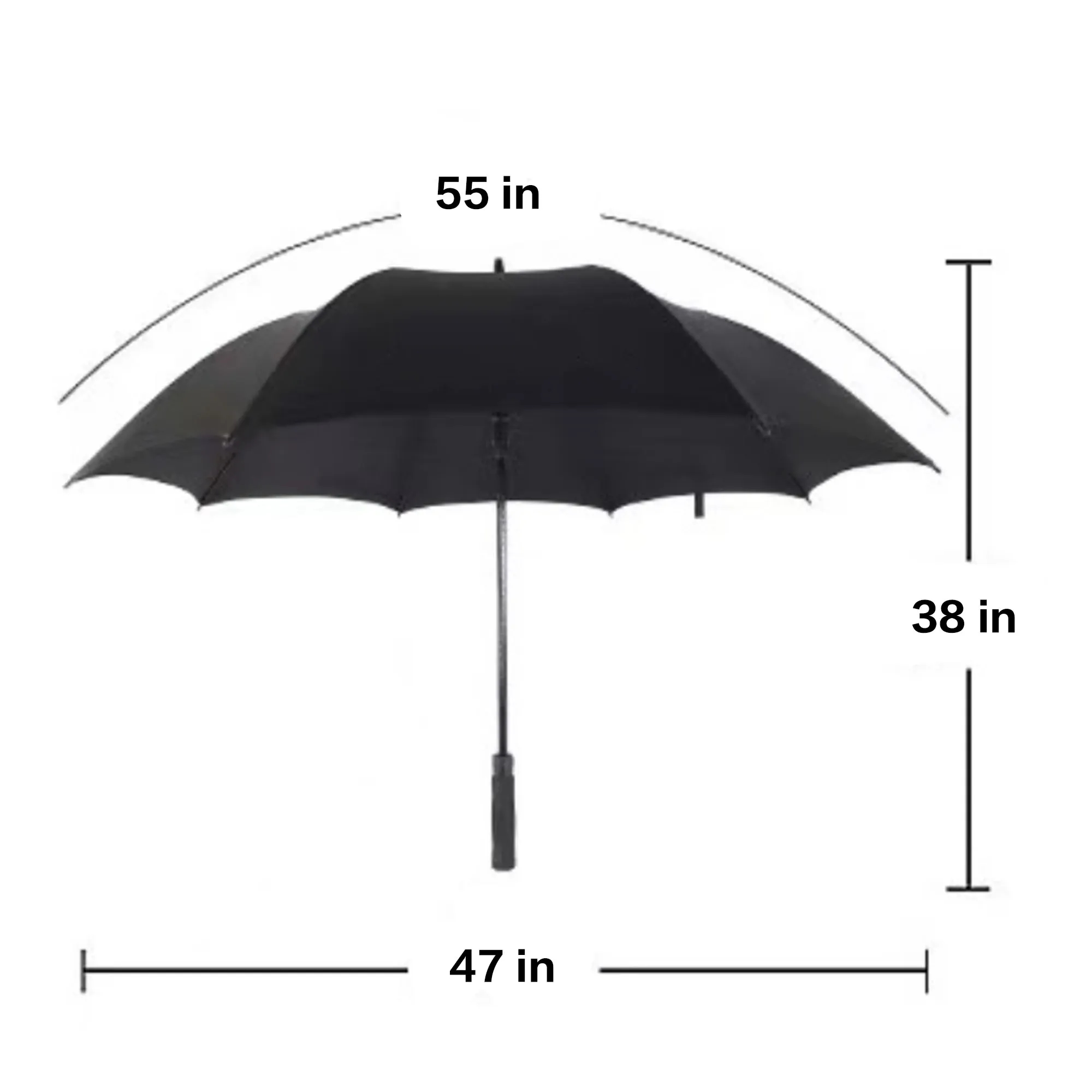 Long Handle Golf Umbrella With Comfortable Grip 2