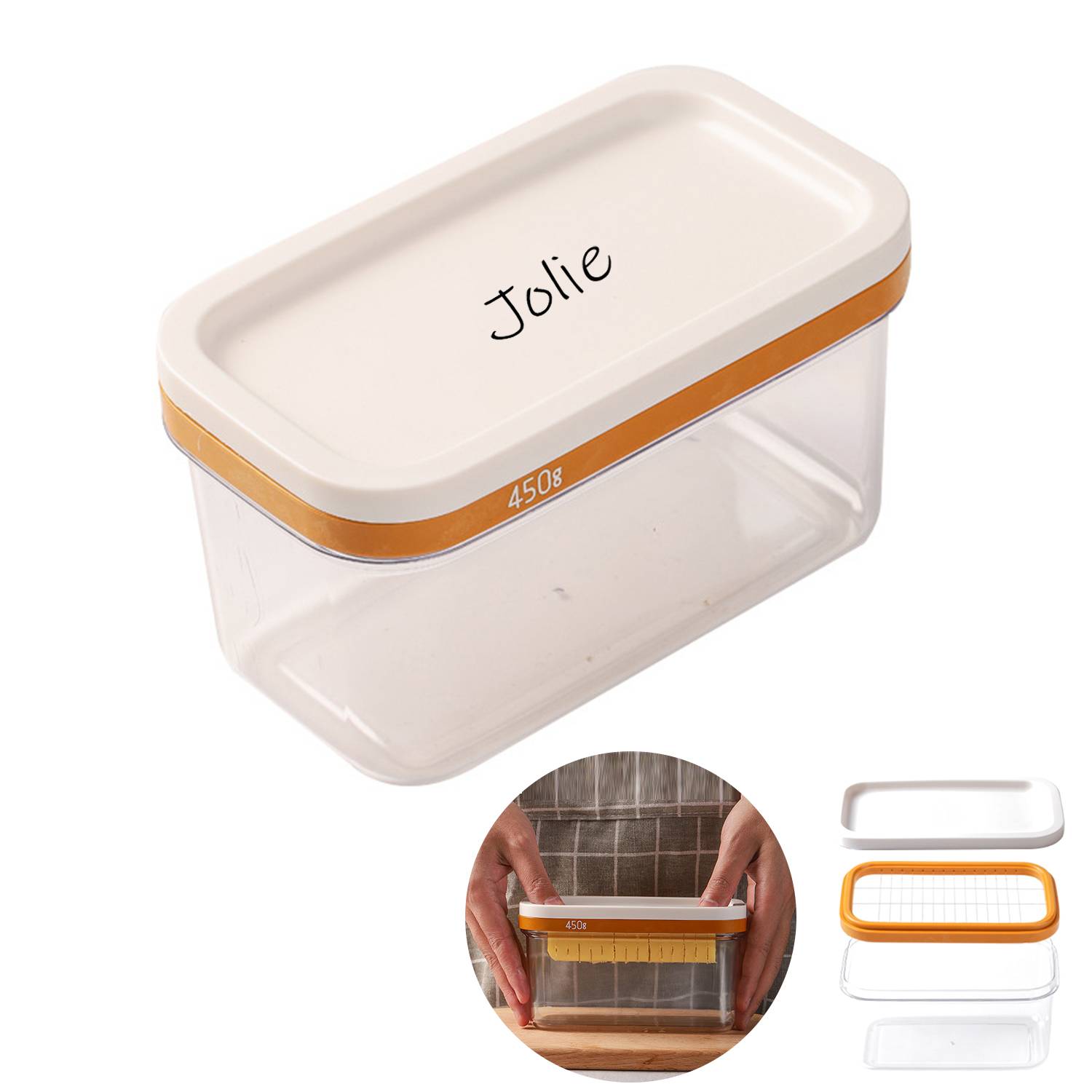 Plastic Butter Cutting Storage Box 3