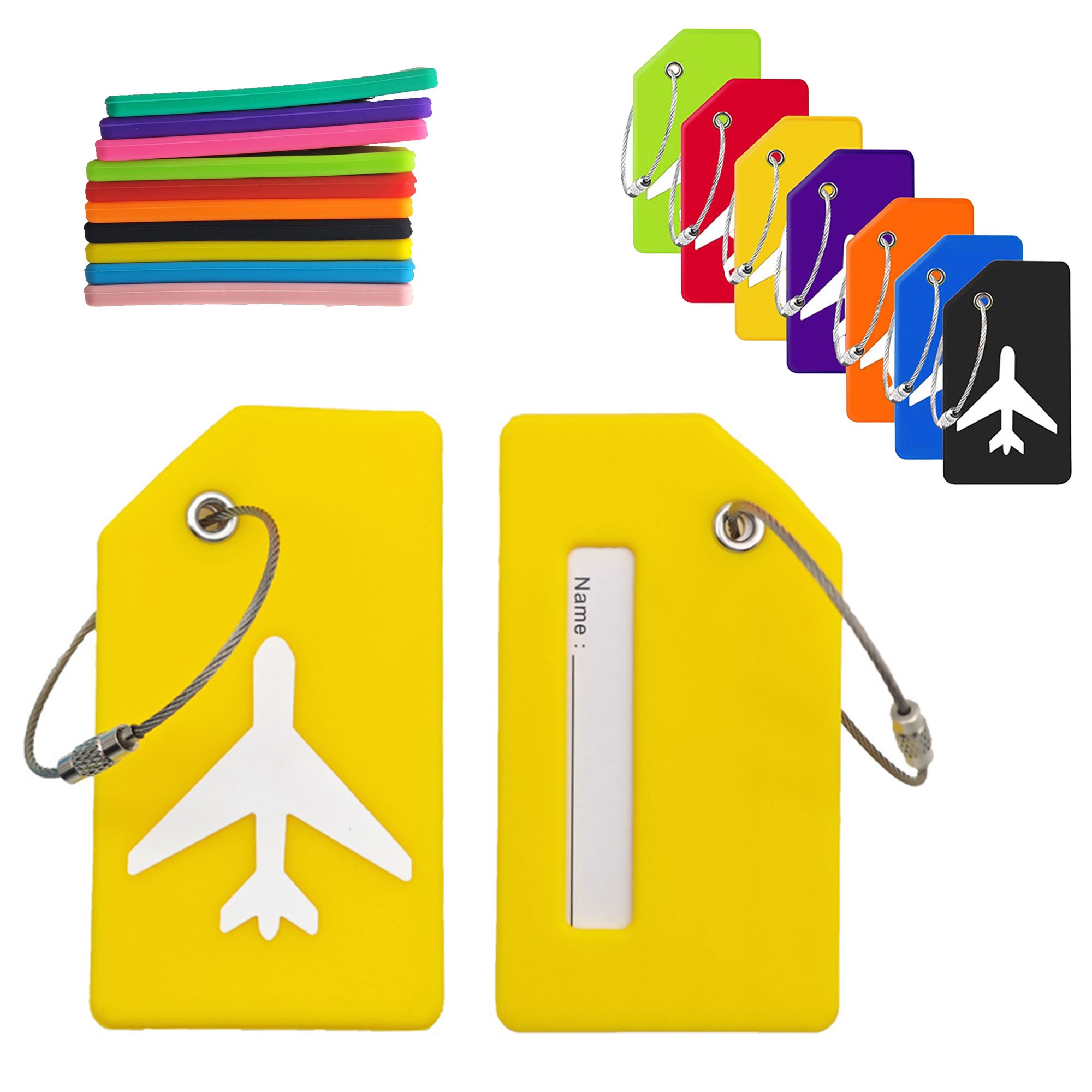 Silicone Airplane Luggage Tag 2