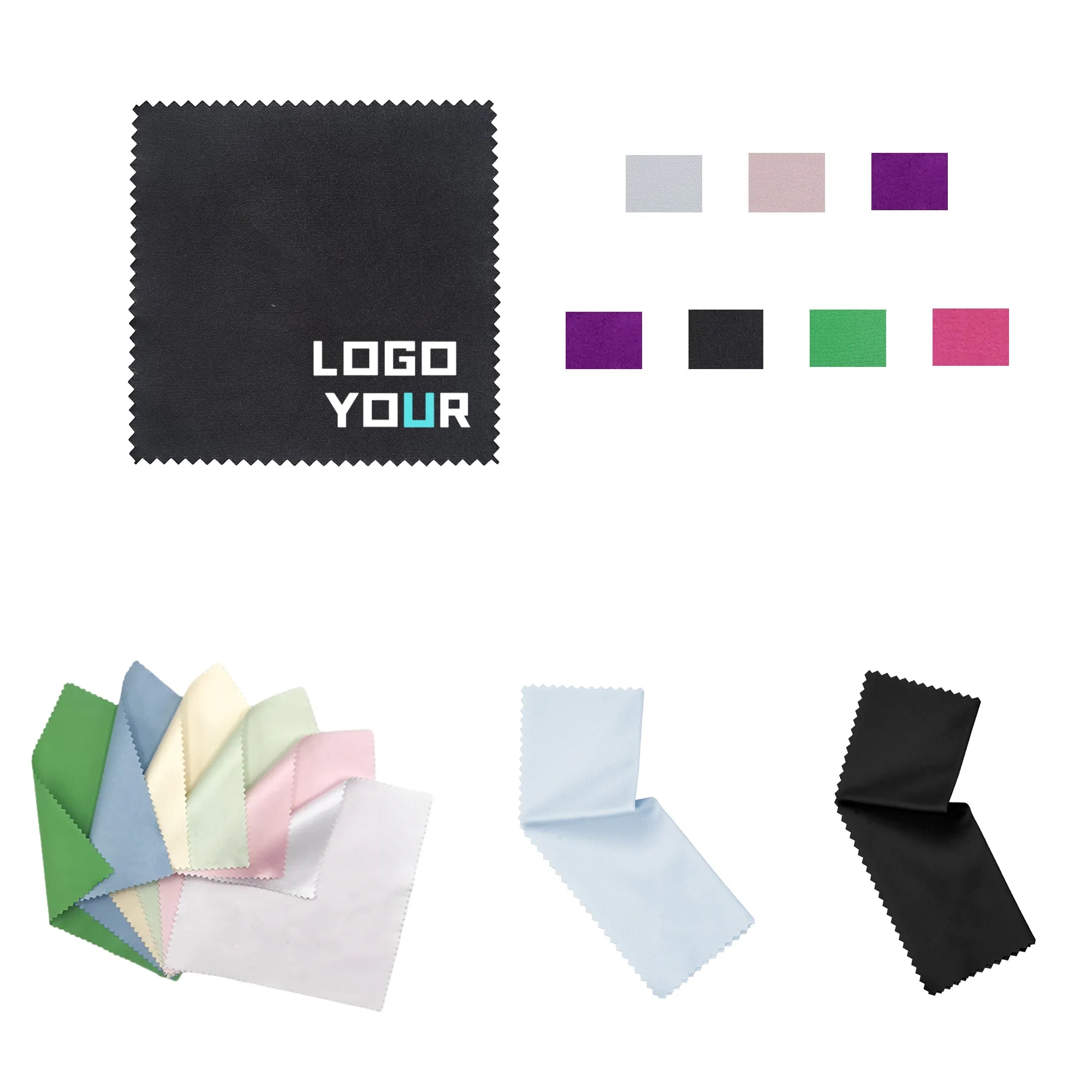 6" X 6" Microfiber Cleaning Cloth With Case