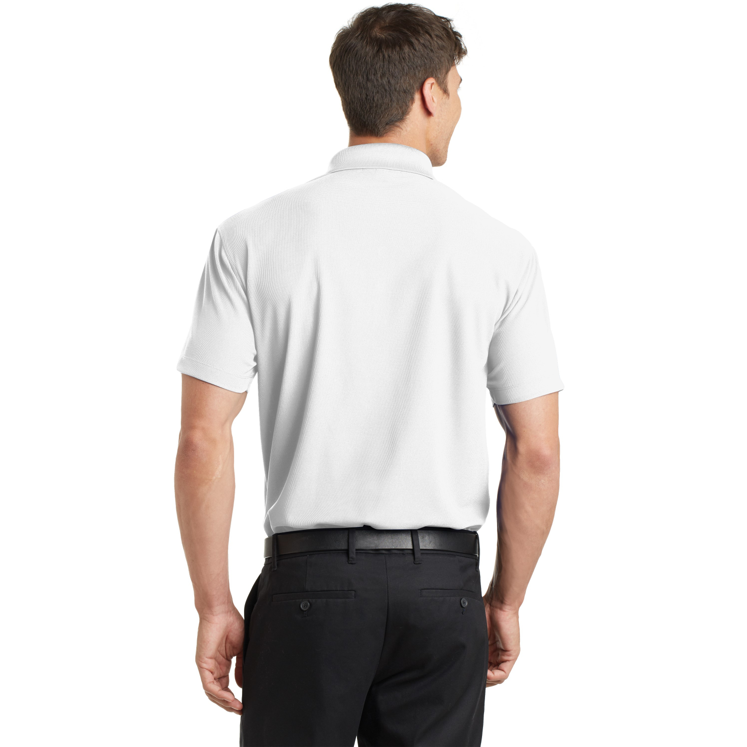 Port Authority Dry Zone Grid Polo w/ Screen Print 4.28 oz. 3