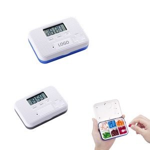 4 Compartment Medicine Pill Case With Alarm Reminder 10