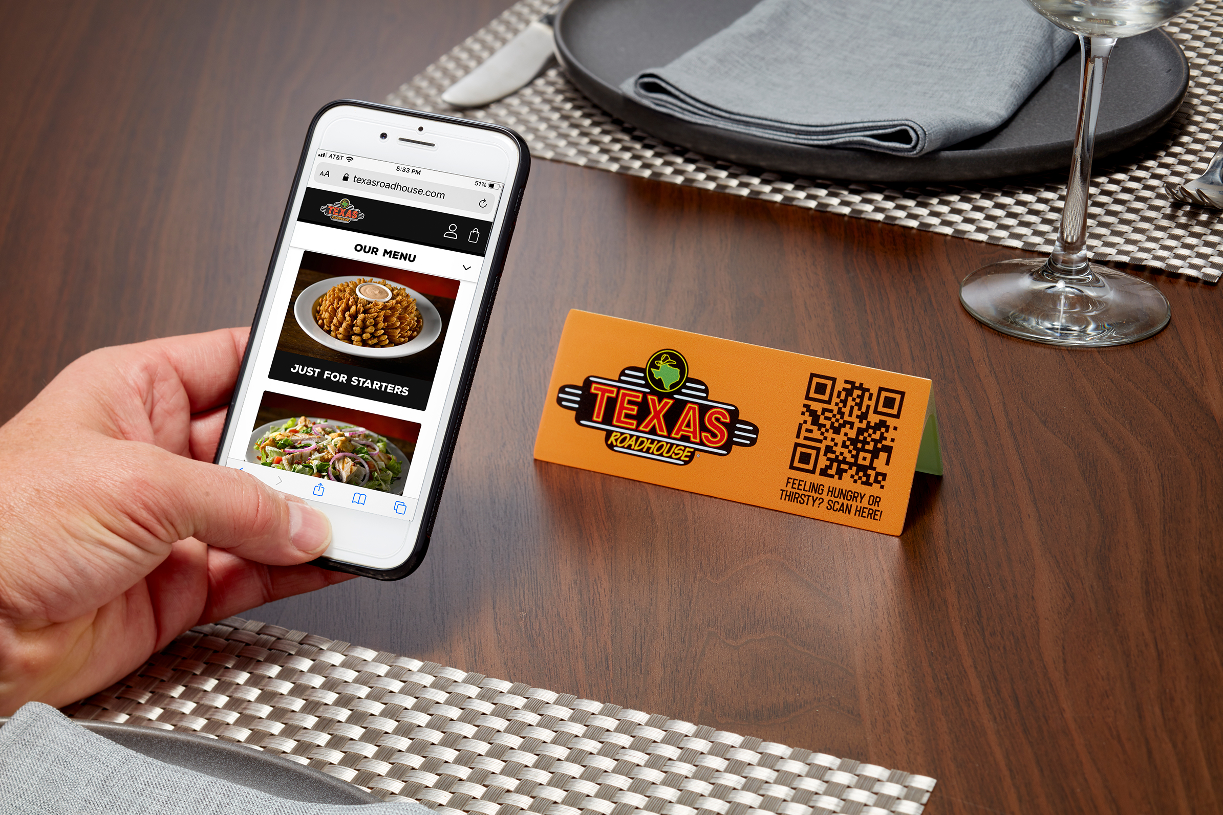 Menu/Info Scanner Table Tent Talker 2