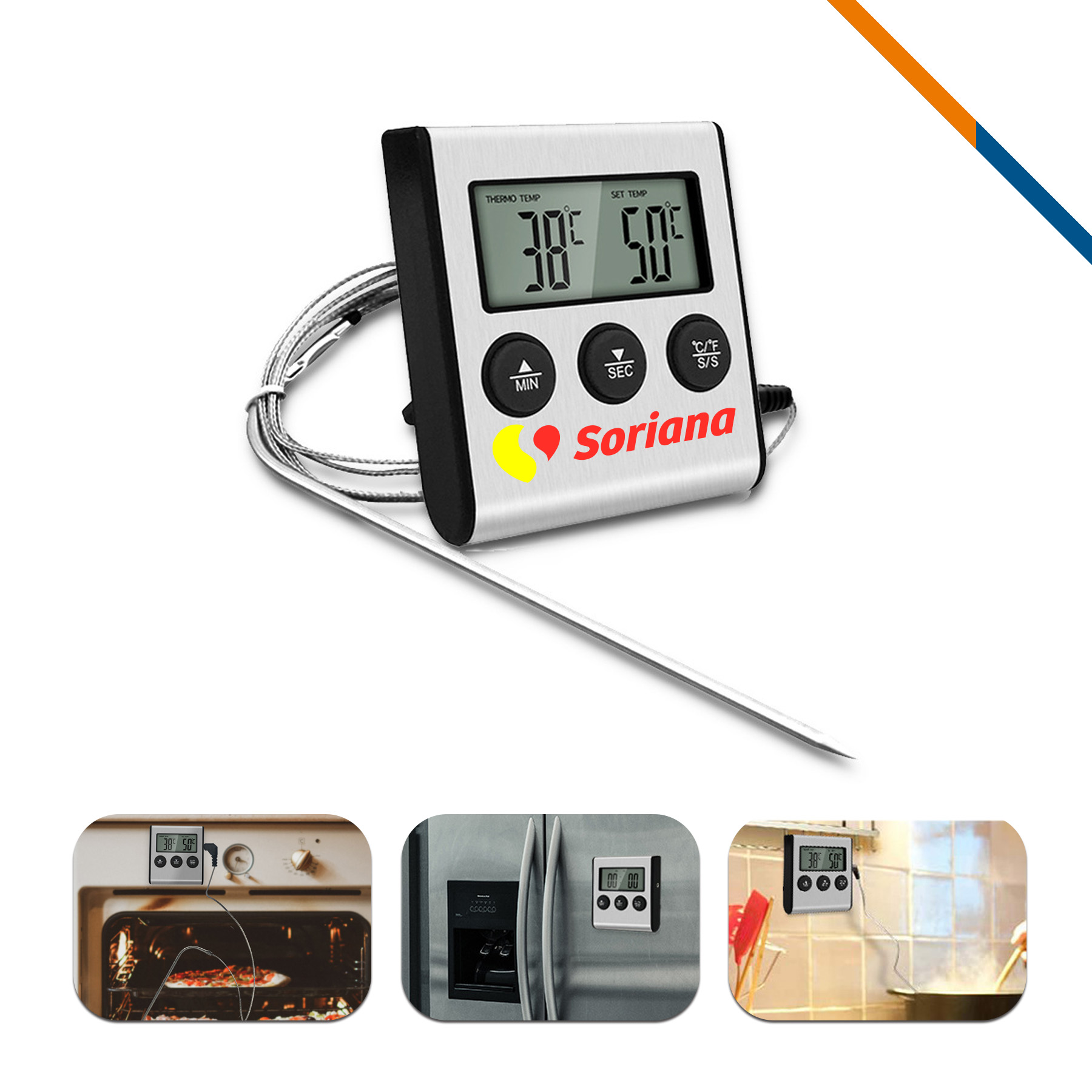 Tempit Digital Timer Food Thermometer 3